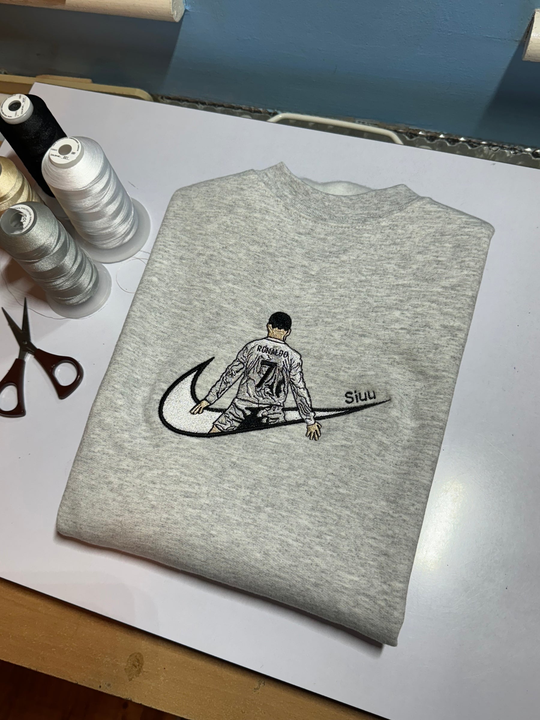 Grey Ronaldo Sweater