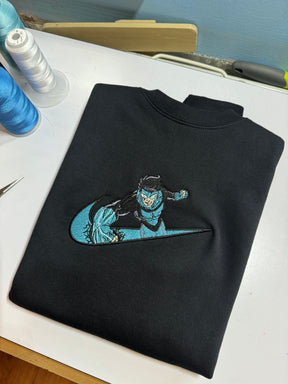 Invincible Blue Suit x Swoosh