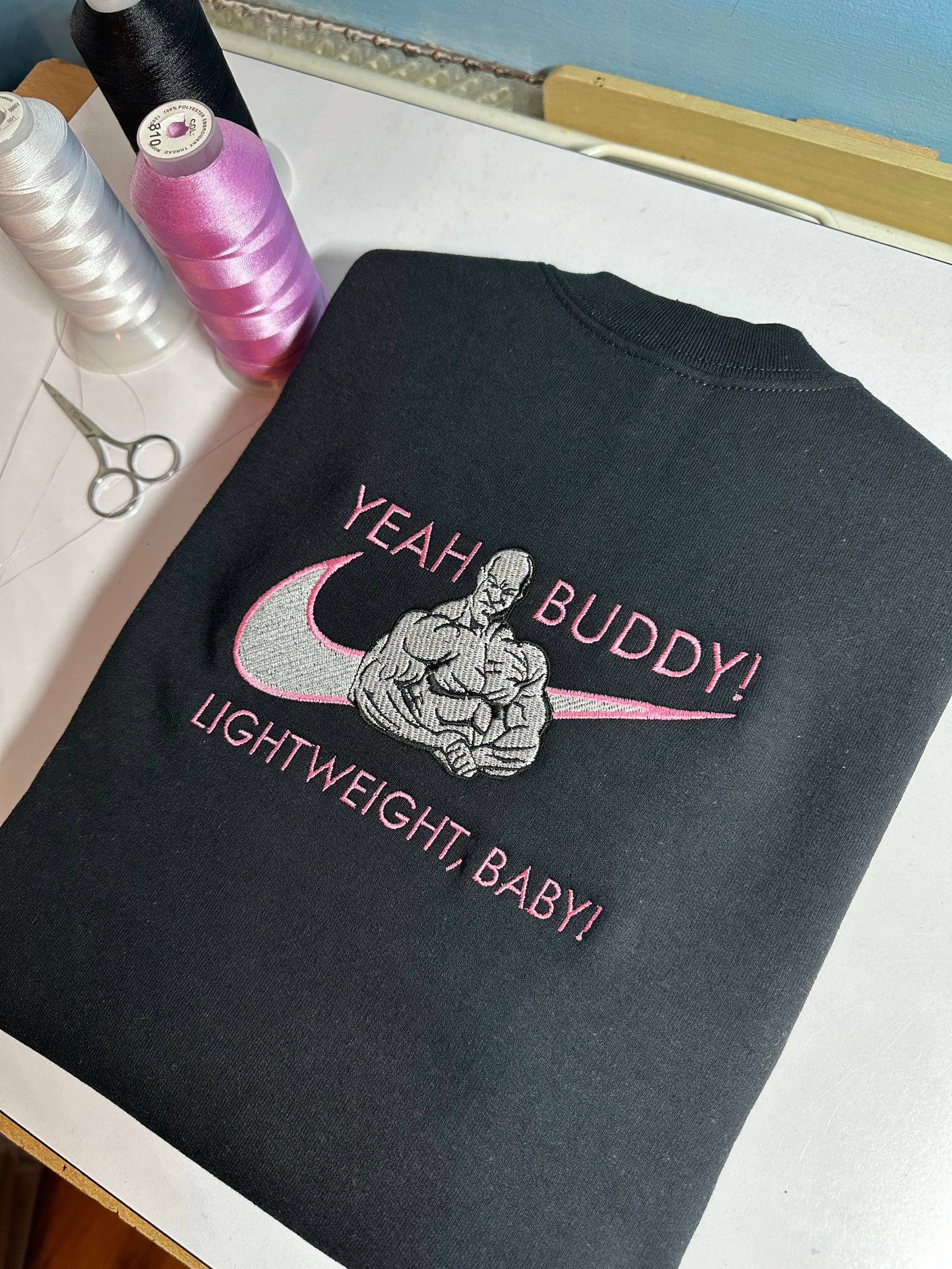 Black "Yeah Buddy!" Sweater