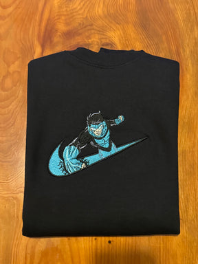 Invincible Blue Suit x Swoosh