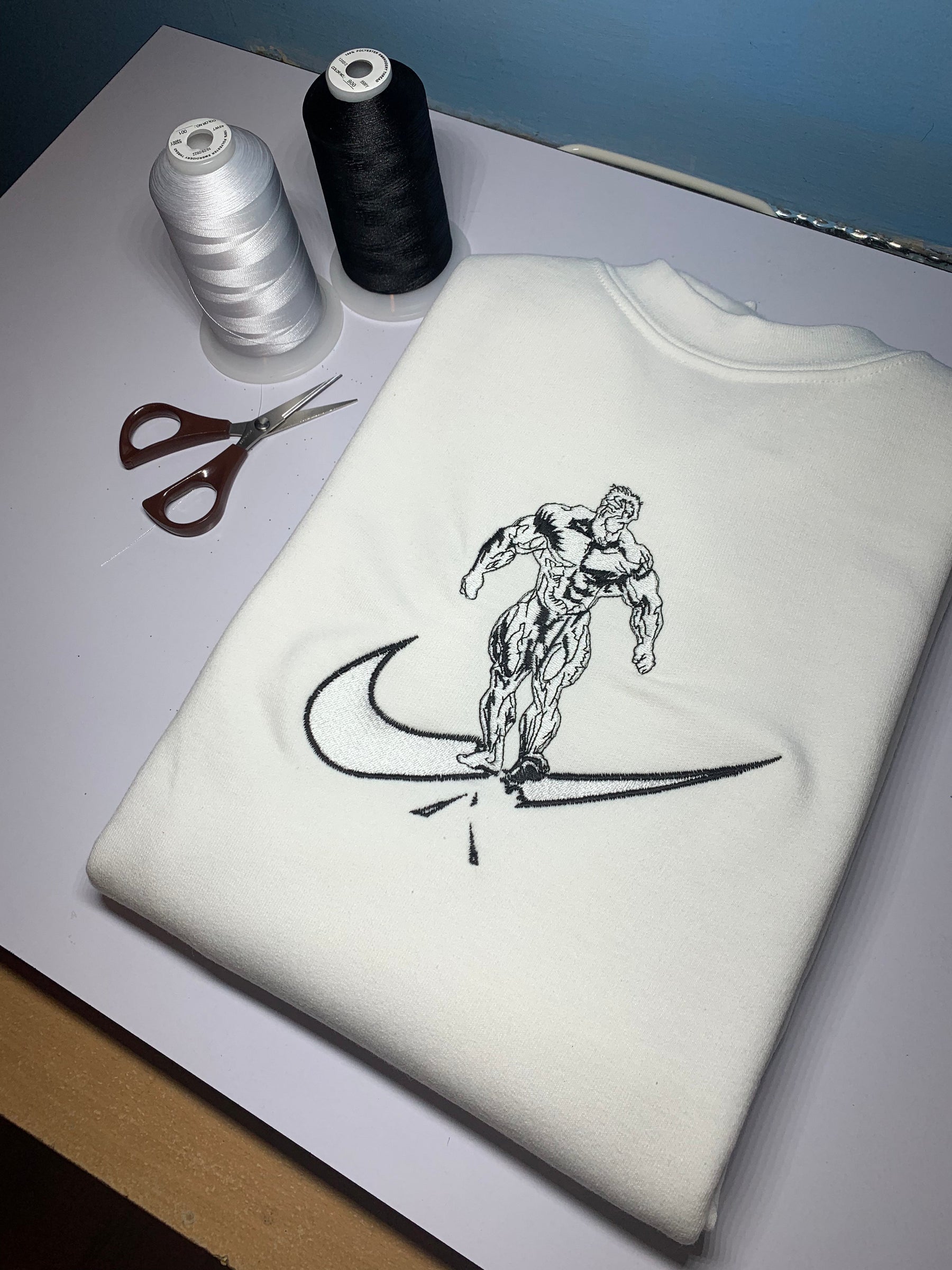 White Jay Cutler Sweater